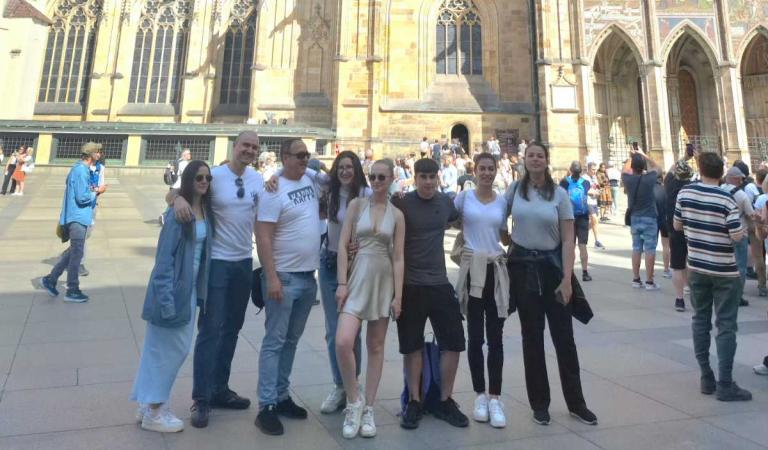 Ученически обмен и наблюдение на практики в Прага по "Еразъм+"