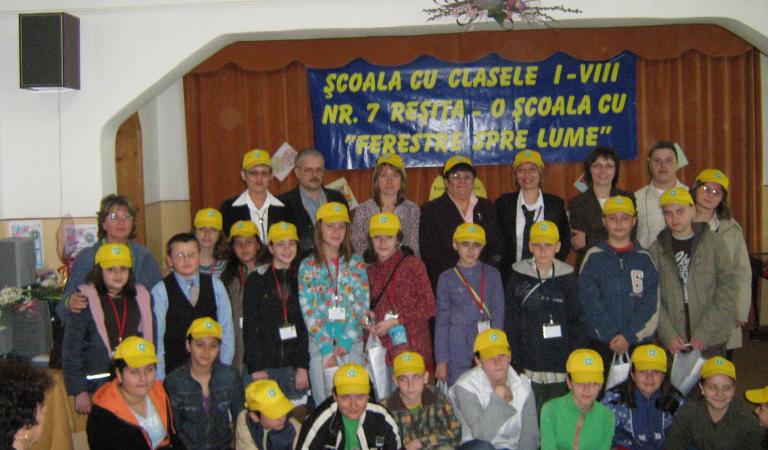 снимка от проект 2006/2009 Сократ/Коменски Училищни партньорства: „Европейски големи книги с приказки и легенди“